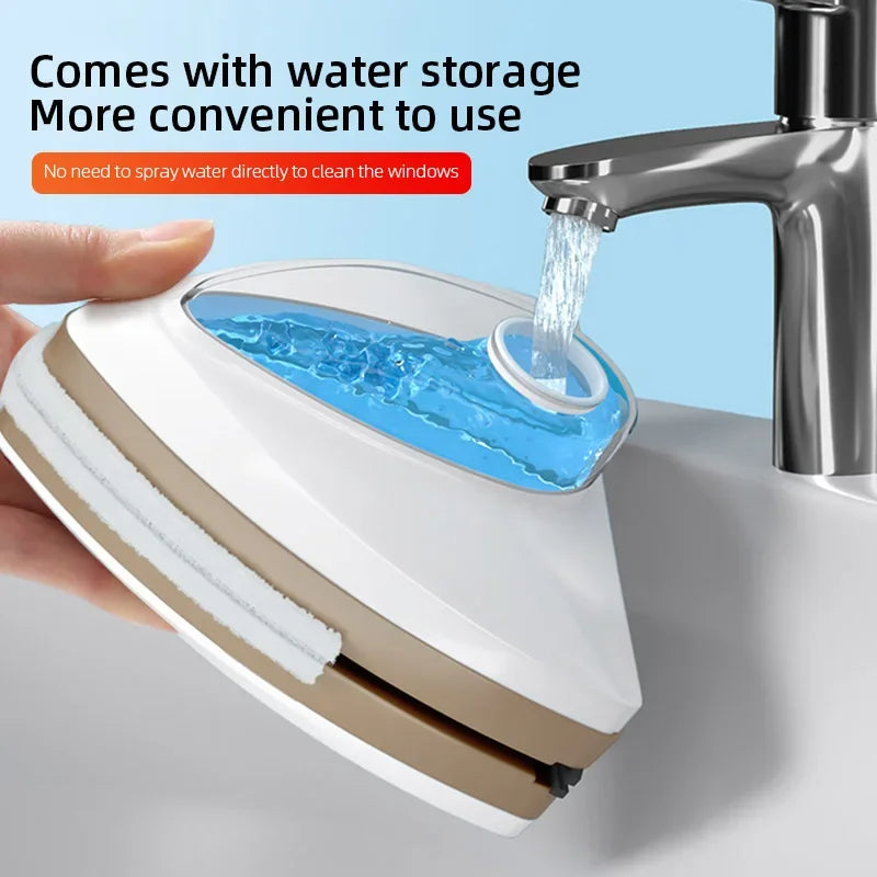 Magnetic Double-Layer Window Cleaner Brush