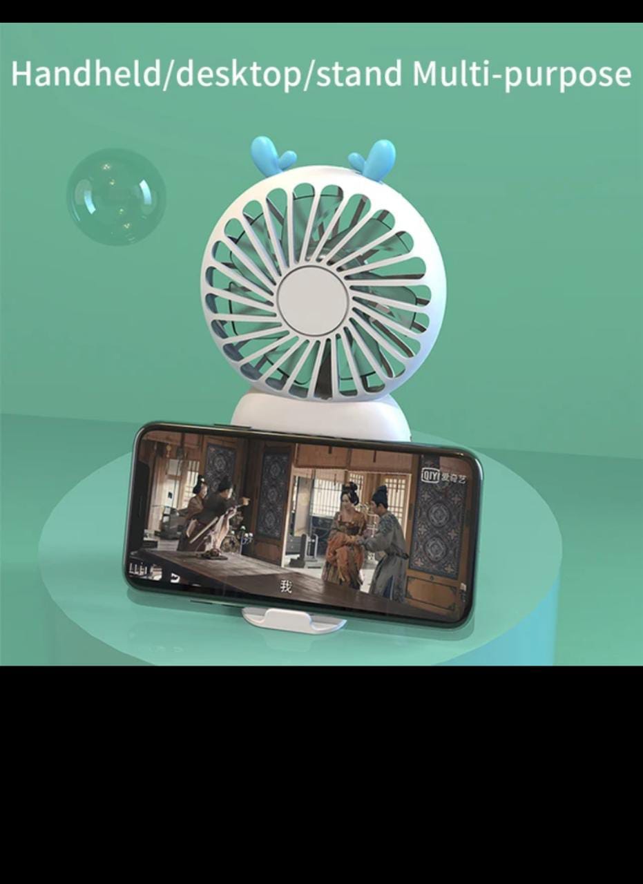 Handheld Fan Small Fan Battery Operated with gift box Portable Fan 3 Adjustable speed 1000 mAh battery 1.2 hours working time
