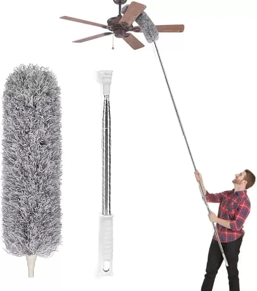 Microfiber Duster ExtensionPole with Cleaning Ceiling Fan High Ceiling