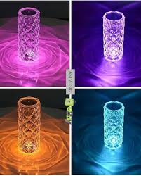 LED Crystal Table Lamp