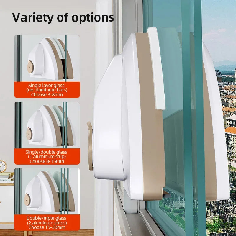 Magnetic Double-Layer Window Cleaner Brush