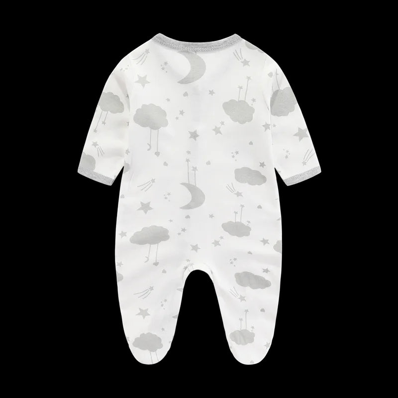 Spring Baby Romper – Soft Cotton Newborn Bodysuit (0–9M)