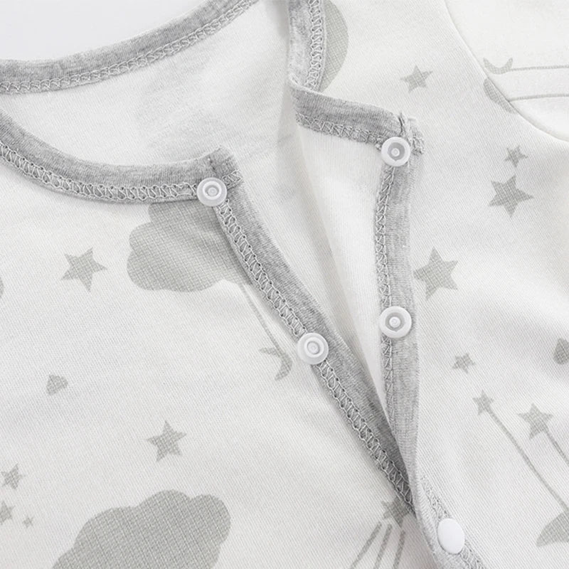 Spring Baby Romper – Soft Cotton Newborn Bodysuit (0–9M)
