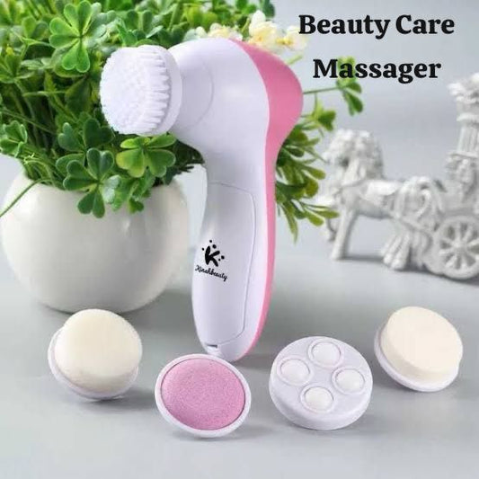 5in1 Rotating Facial Massager with Cell Operate