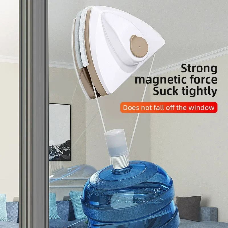 Magnetic Double-Layer Window Cleaner Brush