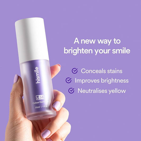 Hismile v34 Colour Corrector Serum Purple Teeth Whitening