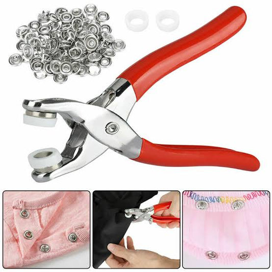 Metal Button Plier Tool (with buttons)