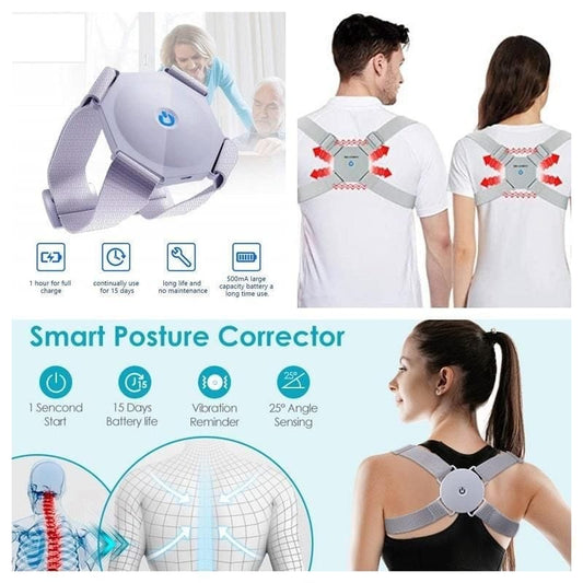 Posture corrector vibration belt