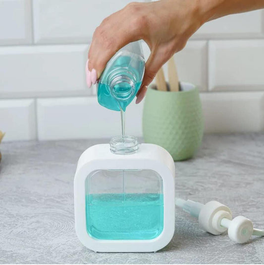 Refillable Wash Hand Liquid, Dish Detergent, Shampoo Lotion Bottle with Pump