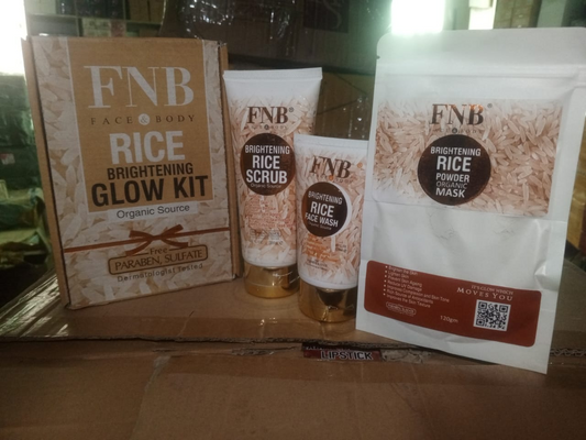 Rice Extract Facial Kit For Bright & Glowing Skin