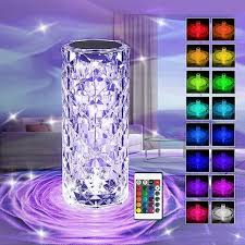 LED Crystal Table Lamp