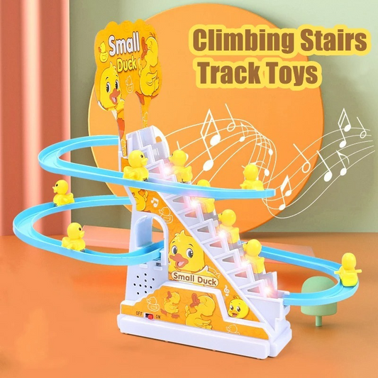 Duck Slide Toy Set, Funny Automatic Stair