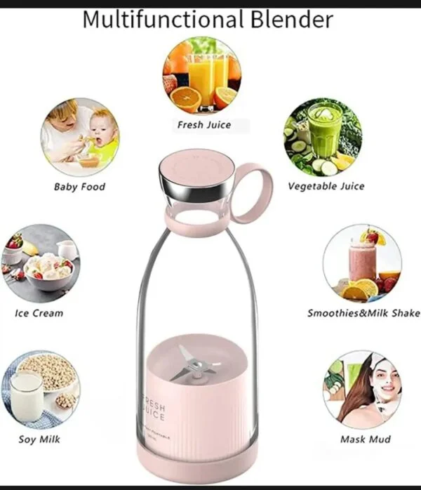 Mini Juicer 6 Sharp Blades 350ml